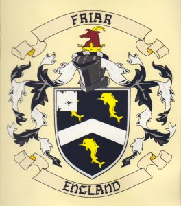 Friar family crest of England